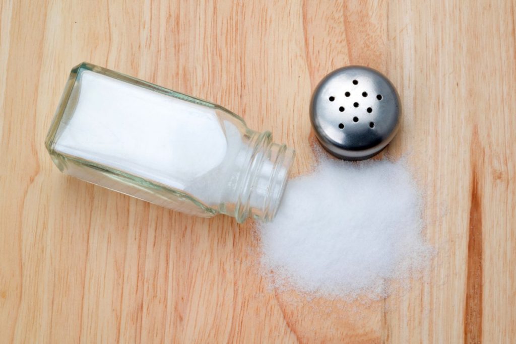 соль от жирных пятен