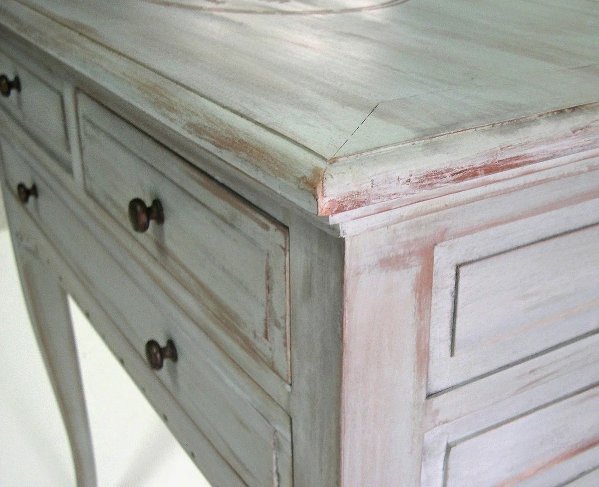 Покраска старой мебели своими руками в белый цвет в стиле прованс