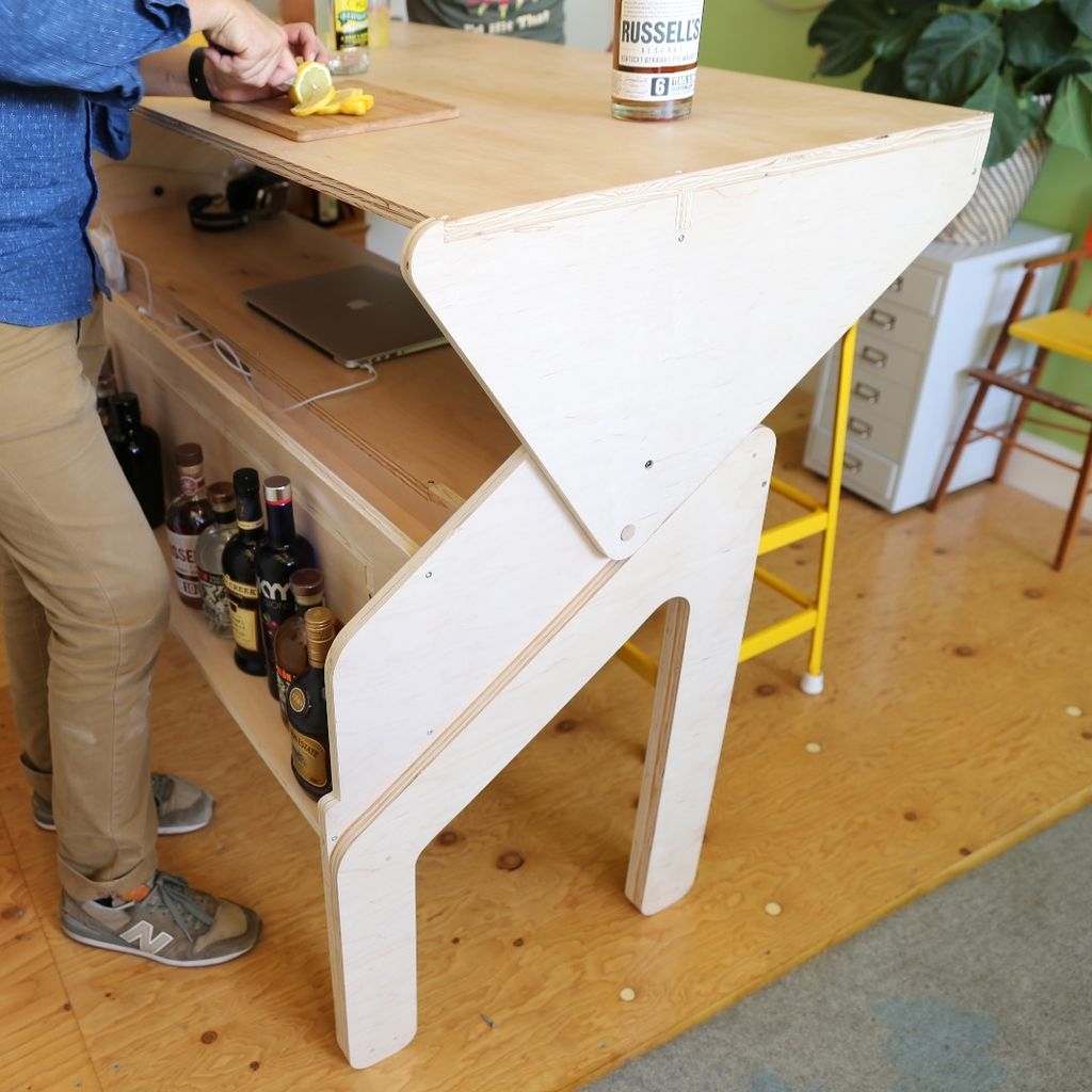 Кухонный стол из фанеры своими руками фото