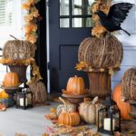 украшение дома на хэллоуин фото декор