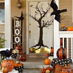 украшение дома на хэллоуин фото оформление
