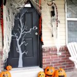 украшение дома на хэллоуин оформление