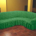 чехол на диван зеленый