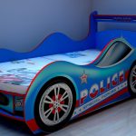 детская кровать-машина полиция