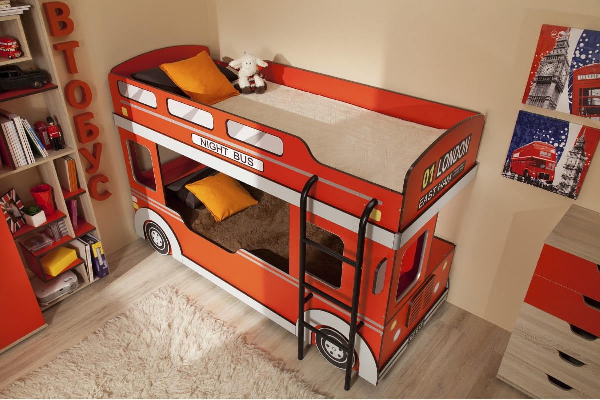 кровать пожарная машина