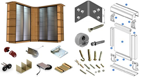 Набор для сборки шкафа