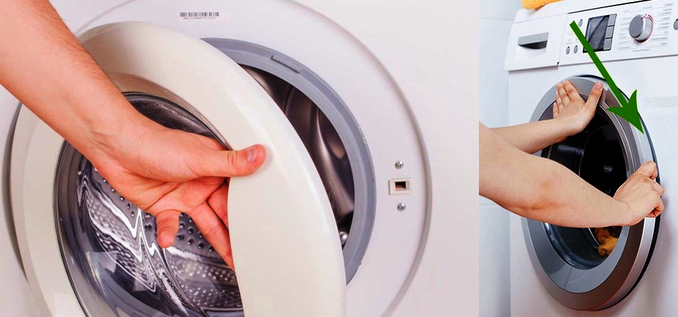 как открыть стиральную машину