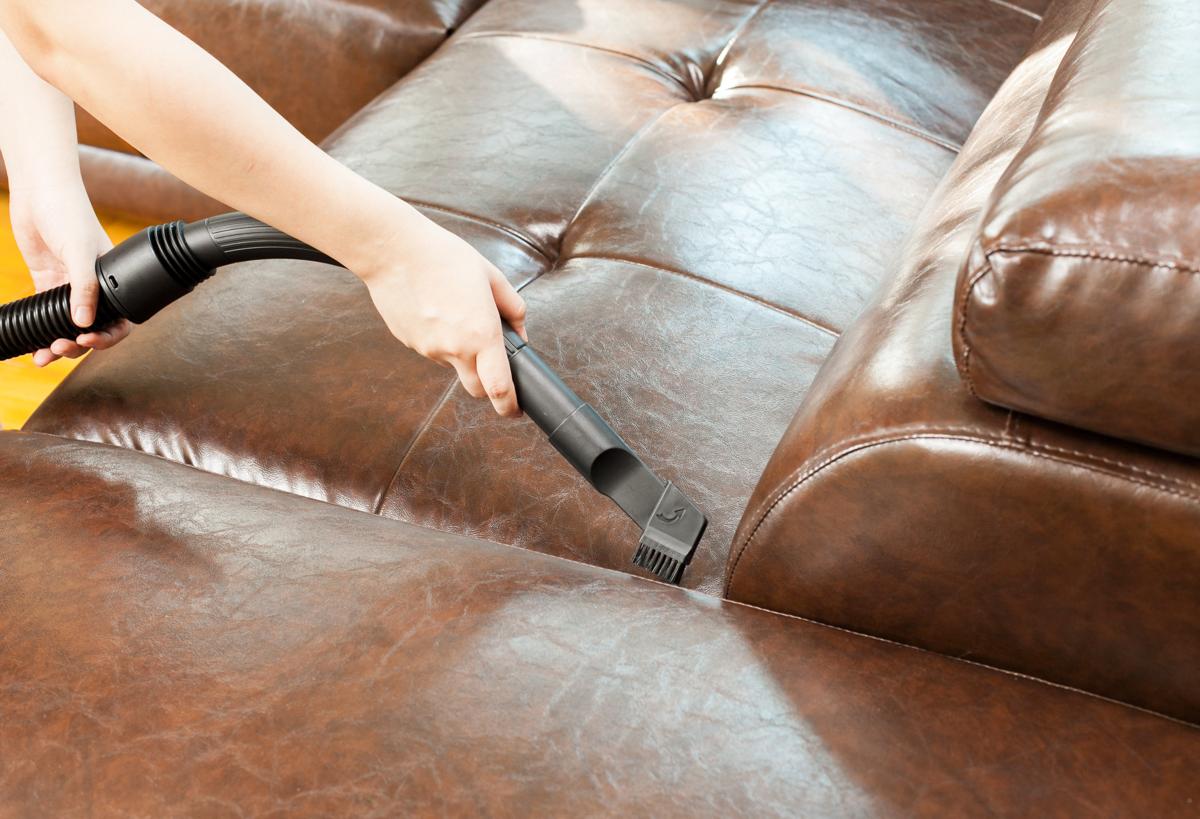 как почистить кожаный диван