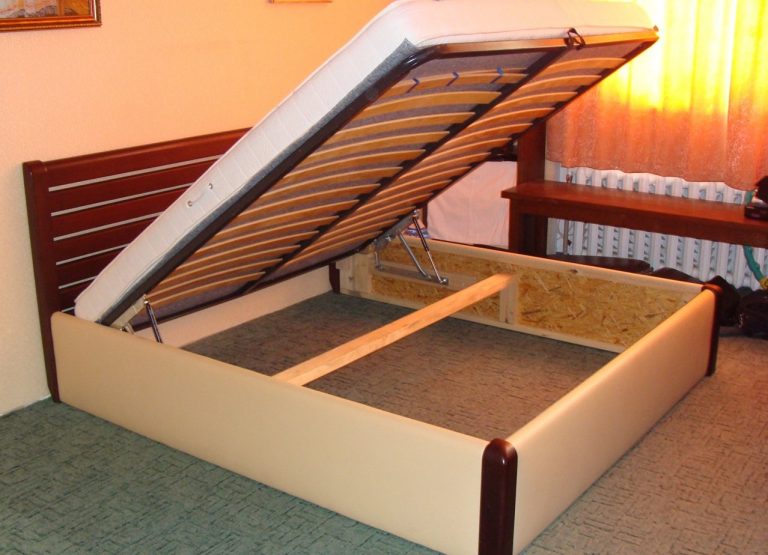 Кровать с подъемным механизмом 160х200 своими руками чертежи и размеры
