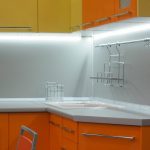 подсветка гарнитура на кухне интерьер фото