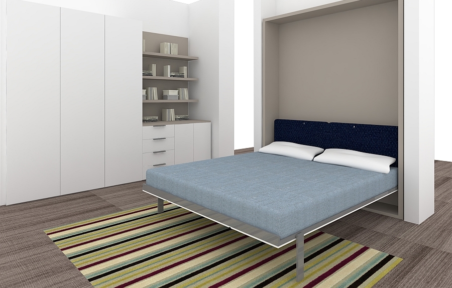 Откидная кровать: встроенная в стену или в шкаф вертикально, с откидным .