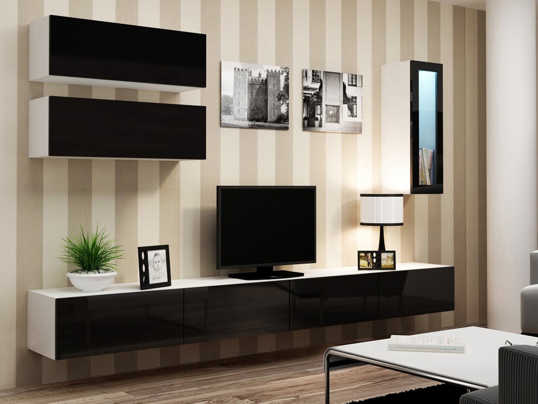 Современная гостиная мебель под телевизор