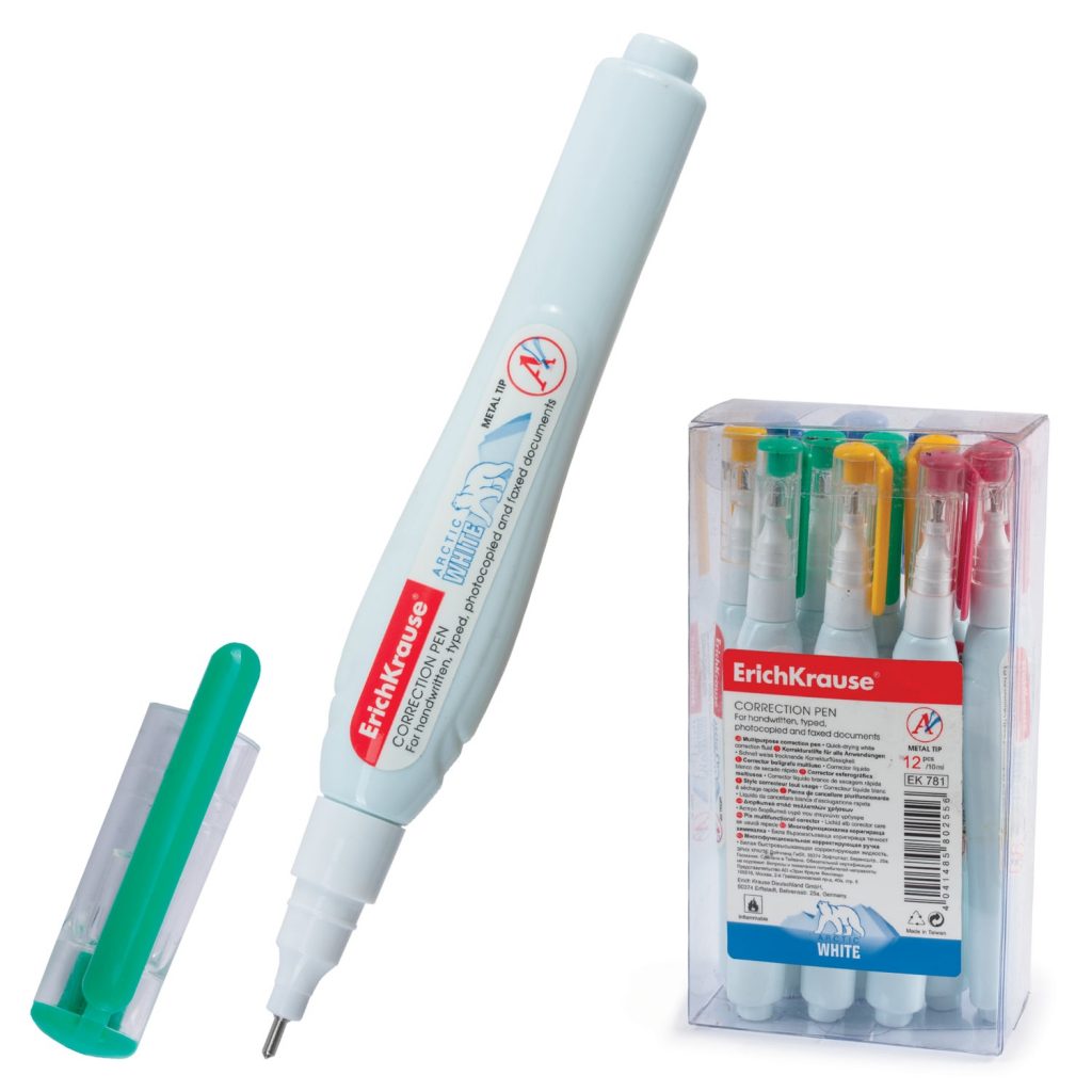 Ручка-корректор: что собой представляет канцелярский корректор, виды ...