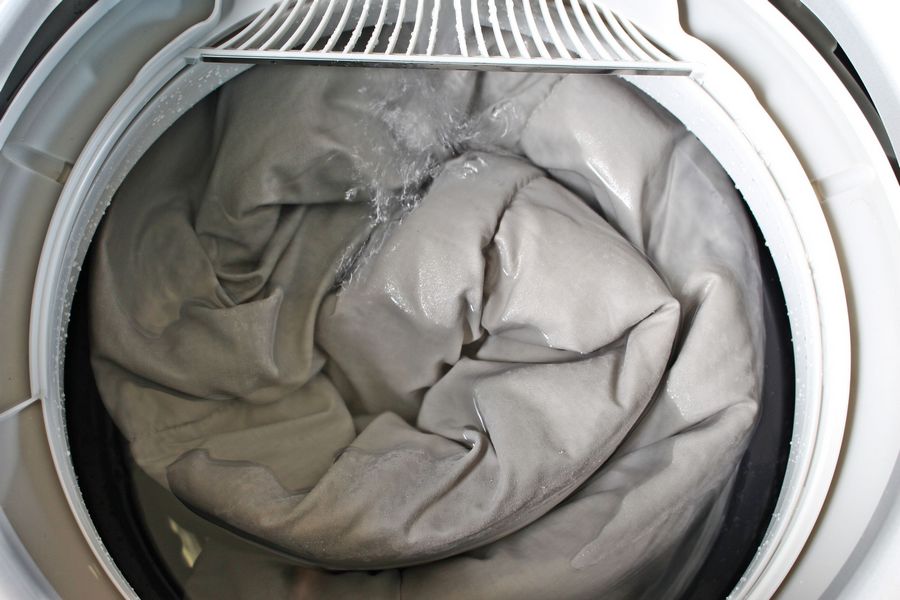 стирка одеяла в стиральной машине фото