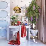 туалетный столик с зеркалом декор фото