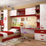 детская комната красная