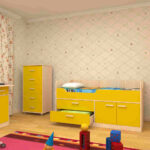 детская комната желтая