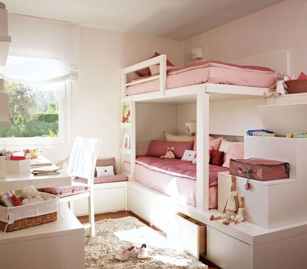 комнаты для детей с двумя кроватями