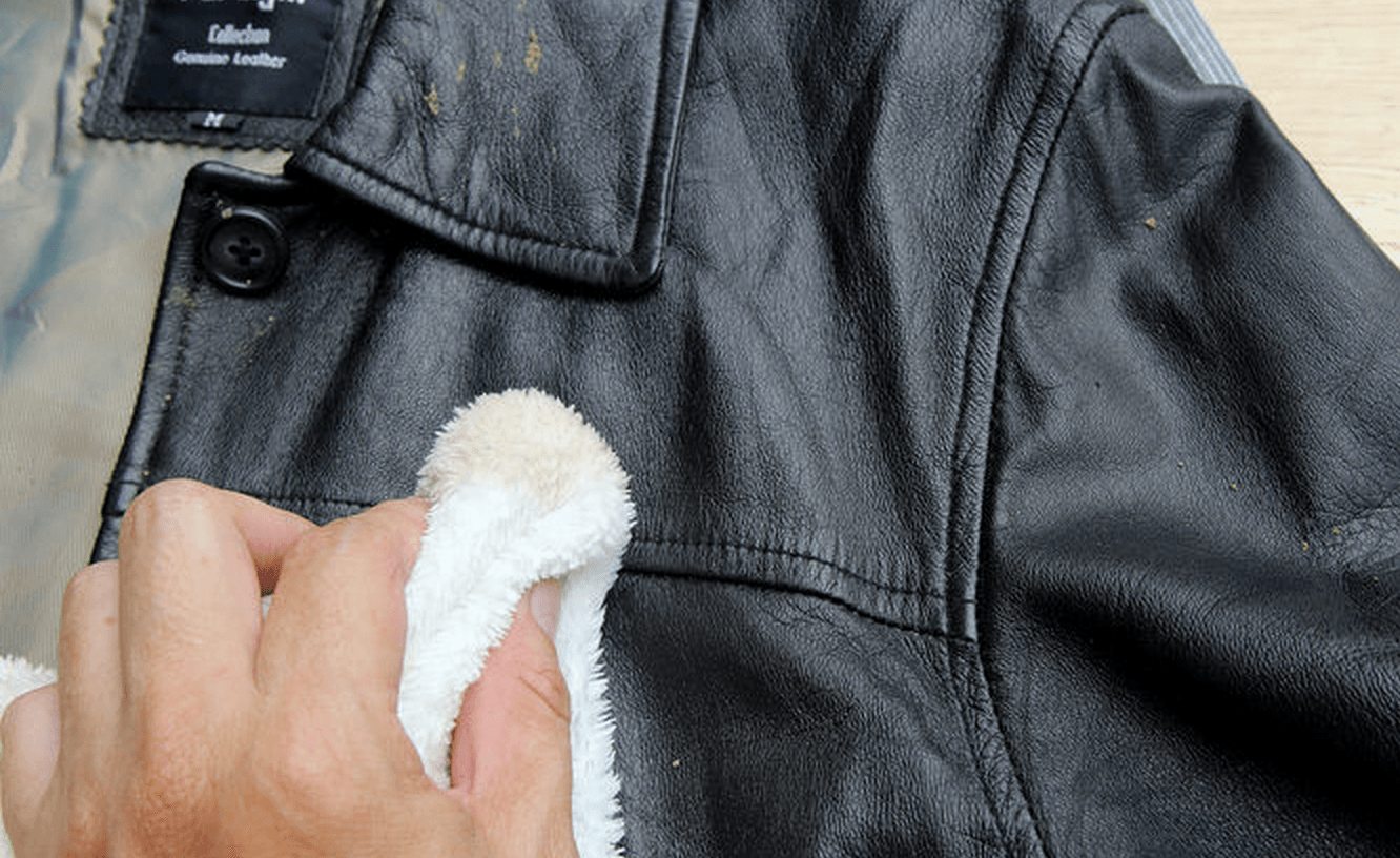 как почистить кожаную куртку дома