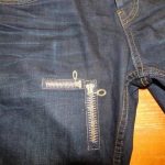 как зашить джинсы