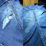 как зашить джинсы фото
