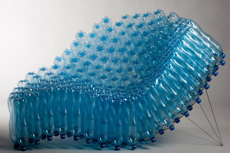 мебель из пластиковых бутылок идеи фото