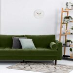 диван обтяжка зеленый