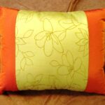 подушка для стула оранжевая