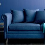 синий диван крупный
