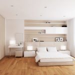 спальня со светлой мебелью фото оформления