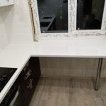 подоконник-стол на кухне