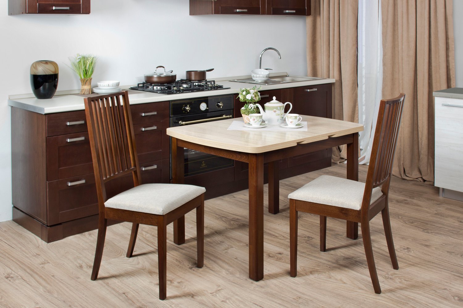столы и стулья для маленькой кухни идеи