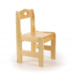 регулируемый детский стул маленький из дерева