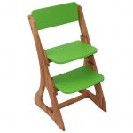 регулируемый детский стул зеленый