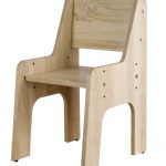 регулируемый детский стул деревянный