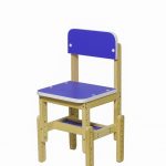 регулируемый детский стул фиолетовый