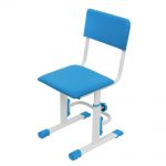 регулируемый детский стул синий