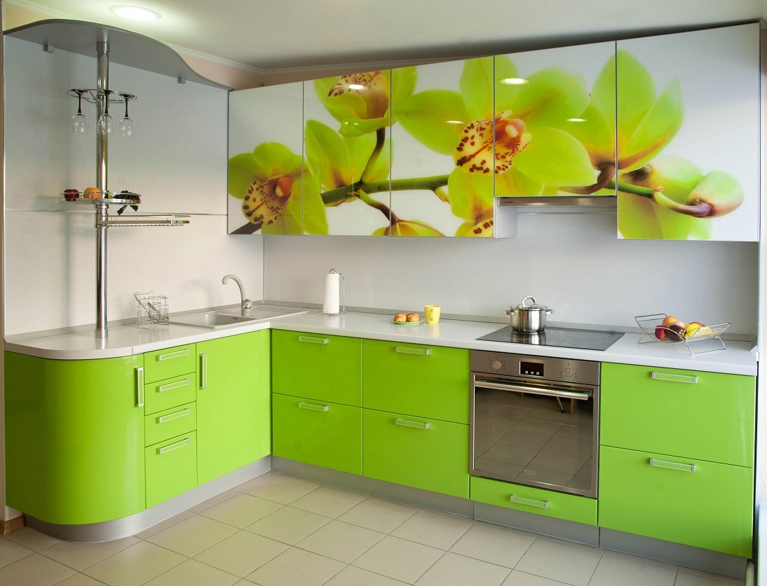 Какой оттенок зелёного выбрать для интерьера кухни?