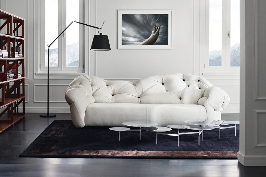 Модульный диван goff белого цвета