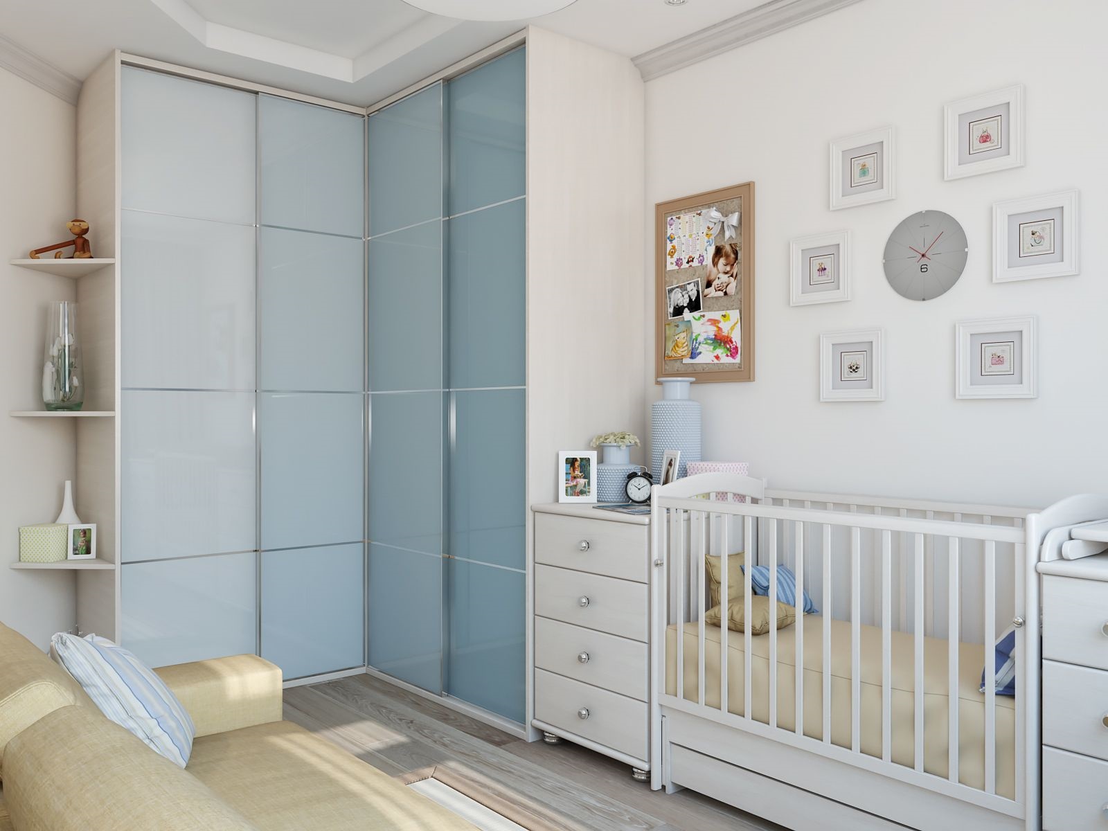 Комната для новорожденного и родителей