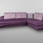 диван с поворотным механизмом пурпурный
