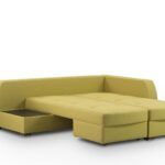 желтый угловой диван