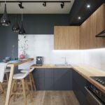 деревянный кухонный гарнитур