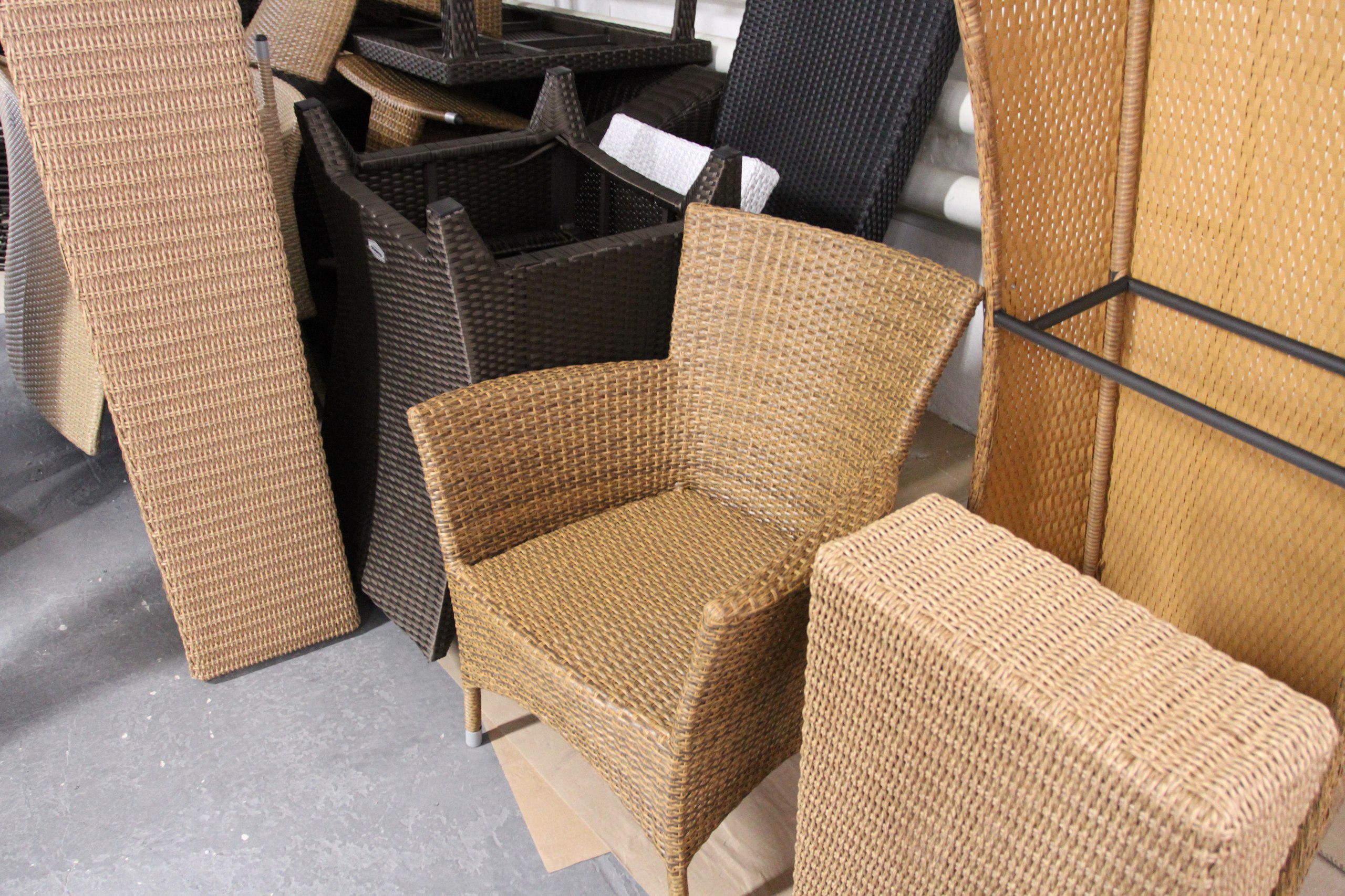 Каркас мебели для плетения из ротанга