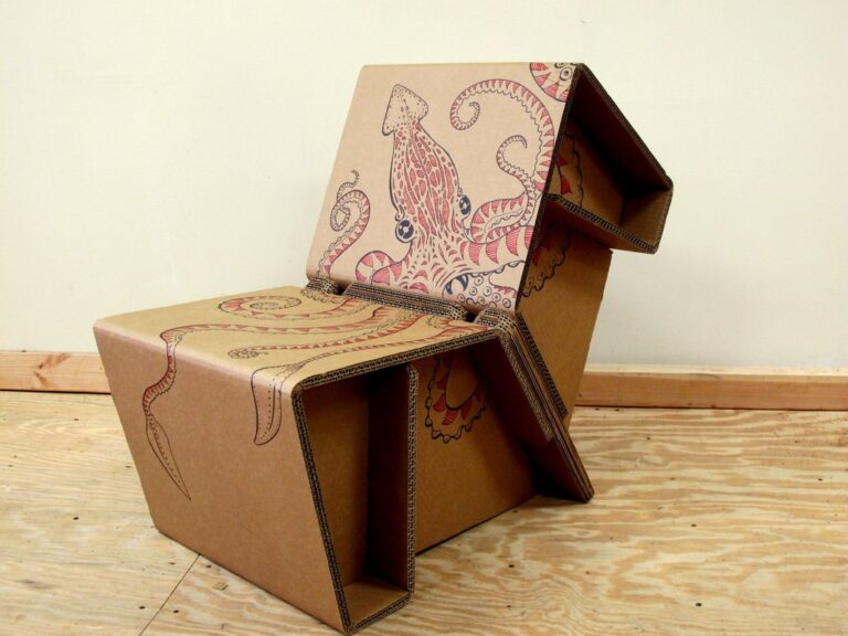 Мебель из гофрированного картона своими руками