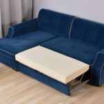 раскладной диван синий