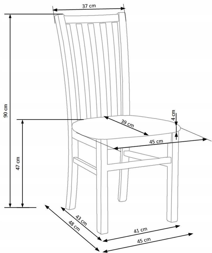 Размер сиденья кухонного стула