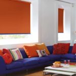шторы оранжевого цвета виды фото