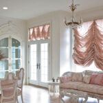 шторы розового цвета дизайн идеи