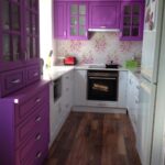 кухня фиолет